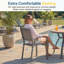 All-Weather Metal Patio Dining Chair-210933375