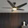 Alcie 5 - Blade LED Smart Standard Ceiling Fan with Remote Control and Light Kit Included