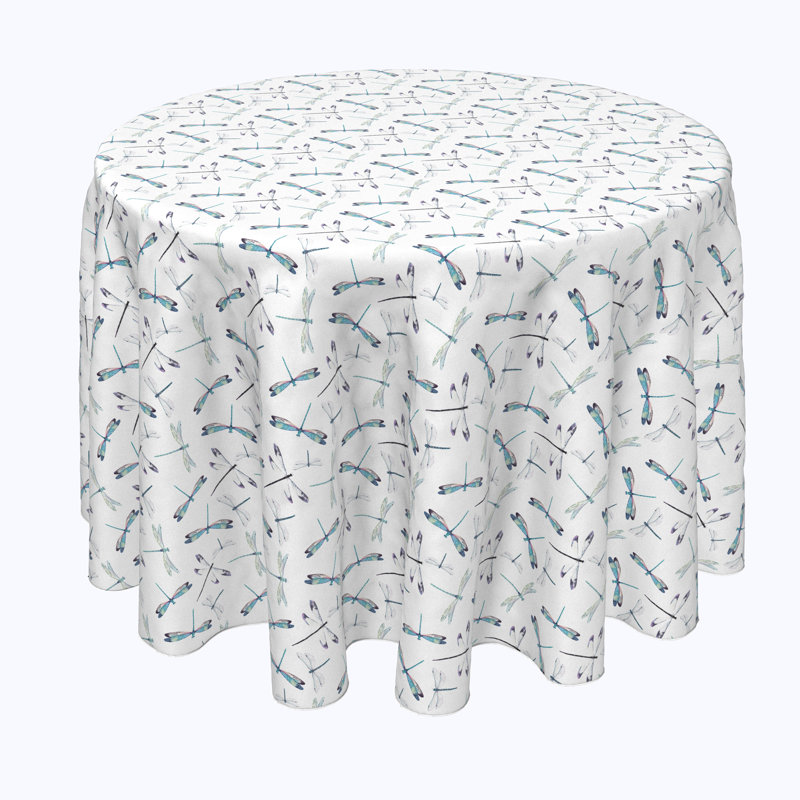 Brady Geometric Round Tablecloth, 90" x 90"