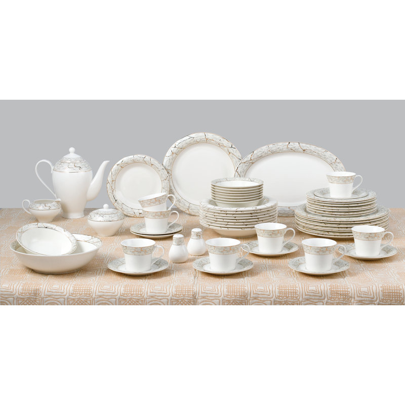 Service de table en porcelaine tendre Lorren Home Trends