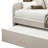Fog Twin Upholstered Daybed with Trundle