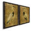 «Gold Crane at Dusk I», ensemble de reproductions d'art sur toile encadrées-1671585470-1671585472
