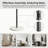 Multi-functional Metal Bedroom Coat Rack, Suitable For Hats, Scarves, Jackets, And More-837351708