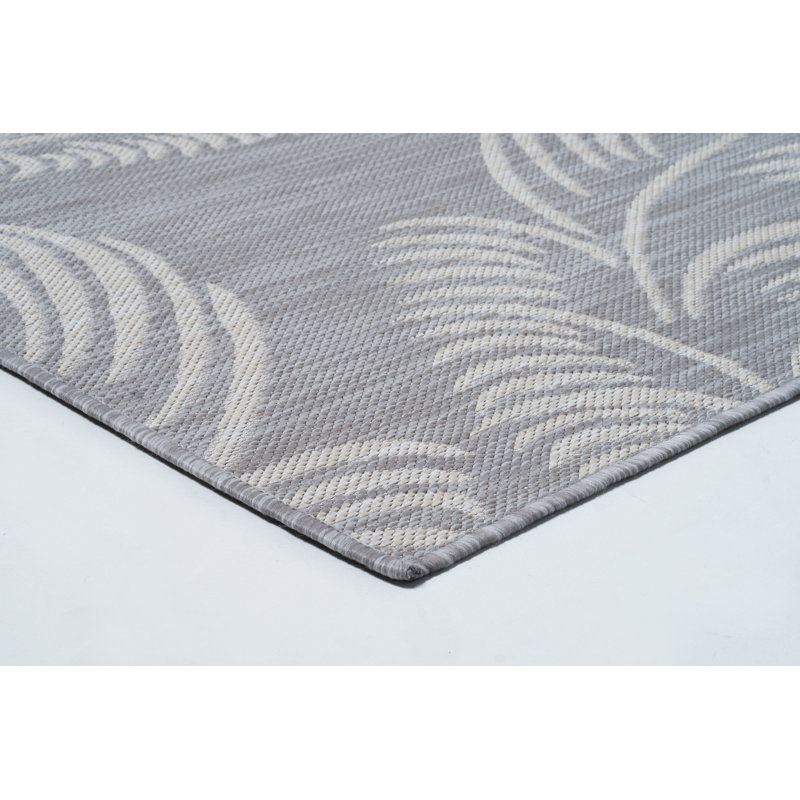 Tapis d'intérieur Leemichael Feathers, Rectangle 5 pi 3 po x 7 pi 7 po