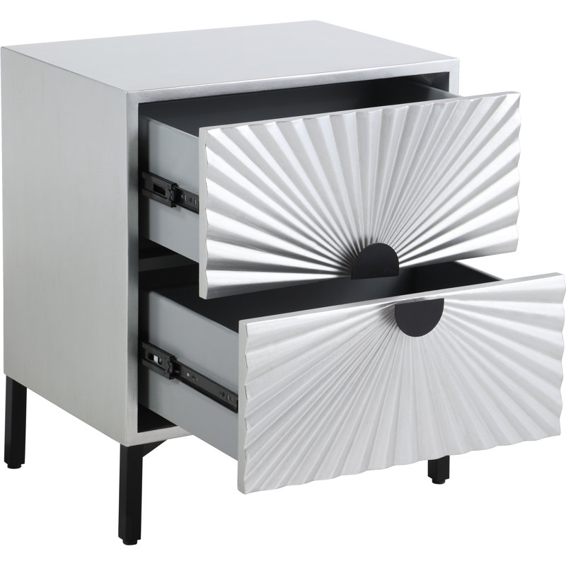 Dias 22'' W Solid Wood Nightstand