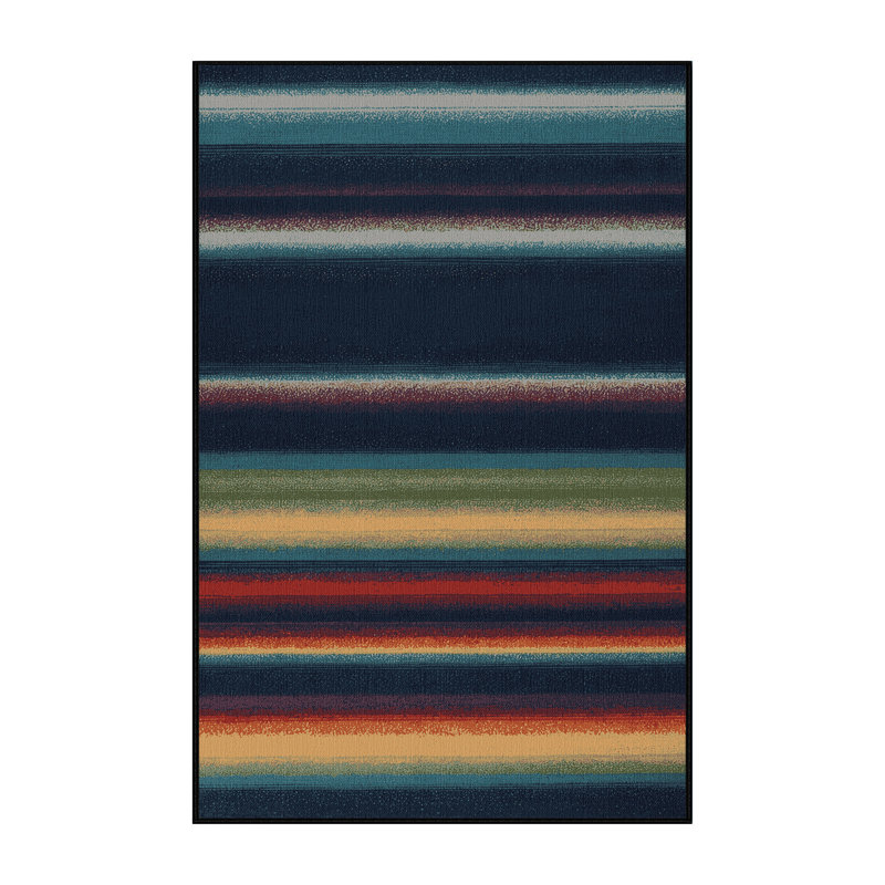 Tapis gris lavable à la machine, Rectangulaire 8 pi x 10 pi