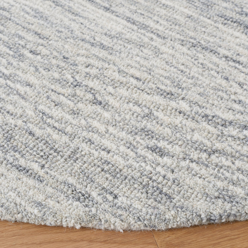 Abstract Wool Hand Tufted Area Rug, Round 183 cm