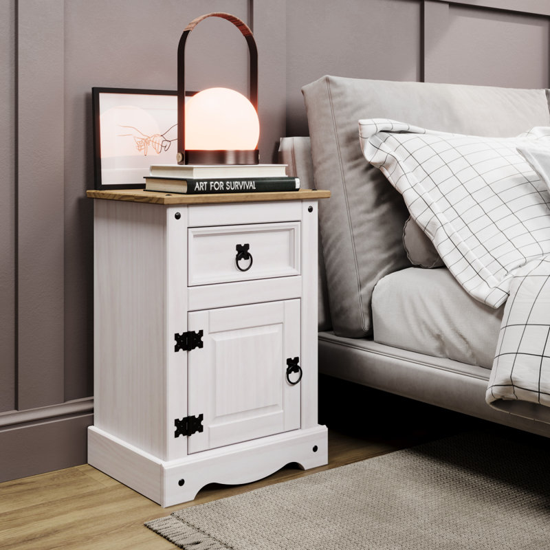 17.72'' W Nightstand, White