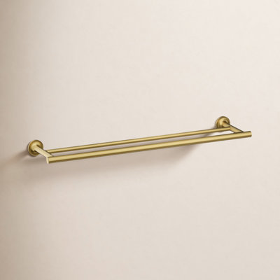 Purist 25" Double Wall Mounted Towel Bar
