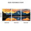 Art mural sur toile Grand Teton Sunset & Oxbow Bend