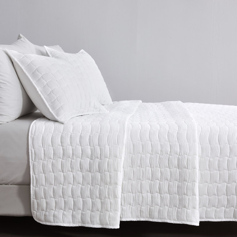 Ensemble de courtepointe Gauze, Double / grand, Blanc