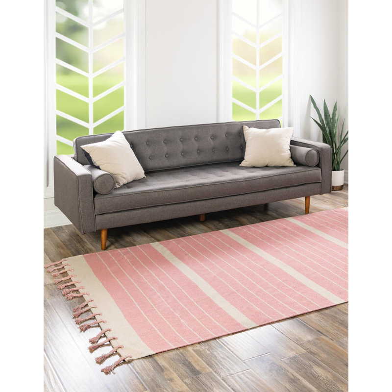 Tapis en coton Yellville, Rectangle 10 pi x 14 pi 1 po