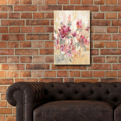 «Floral Reflections I» par Silvia Vassileva, art mural en verre acrylique