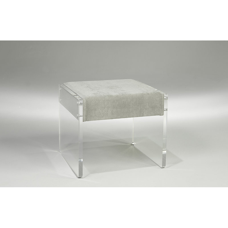 Banc en faux cuir Levan, Pierre