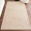 Tapis contemporain à rayures dorées Dorene-2074654932