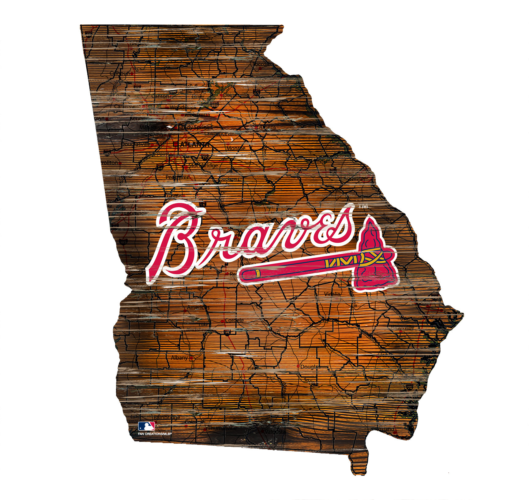 Fan Creations Wood Sports & Sports Teams Wall Decor & Reviews