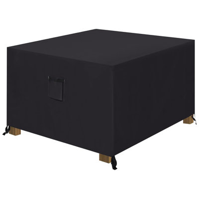 Durable Fire Pit Cover Square 44 inch For Patio Fire Pits Table