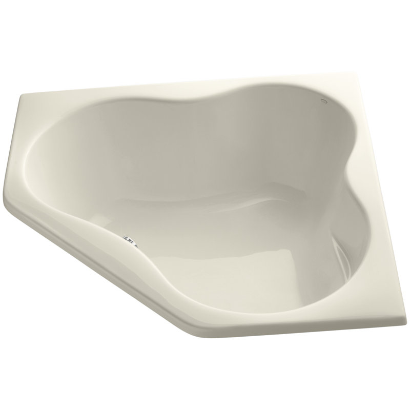 Proflex 54" x 54" Soaking Bathtub, Almond