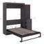 Lit escamotable avec armoire intégrée et tiroirs-2004781074