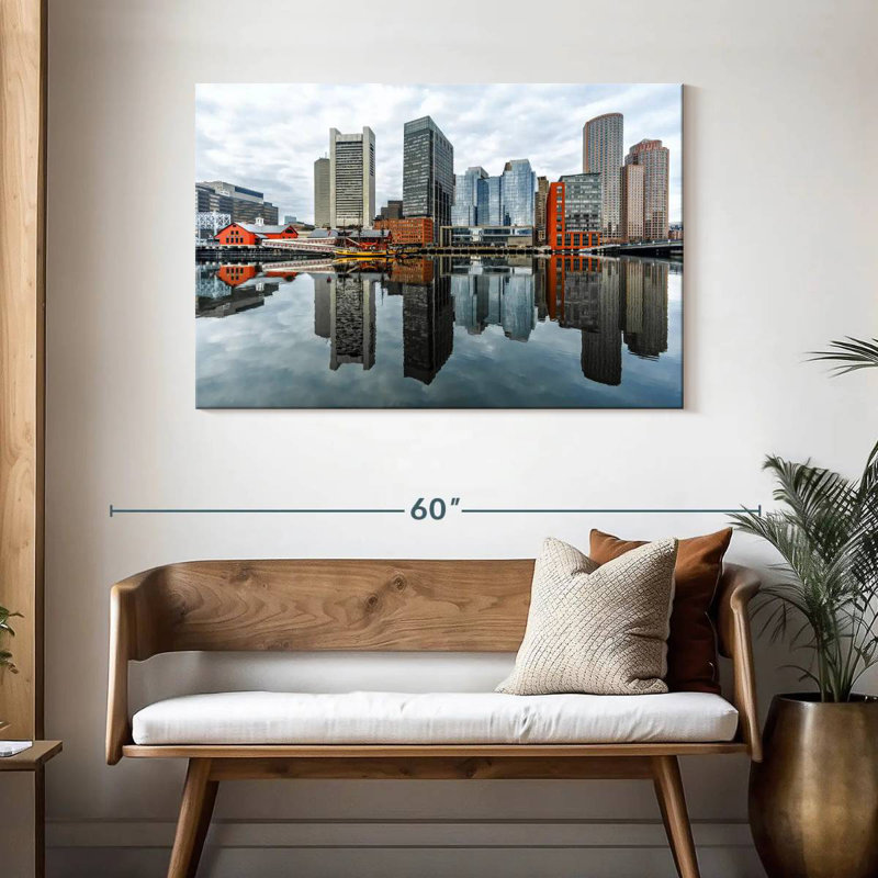 Ravi Boston Harbor View, 30" H x 45" W