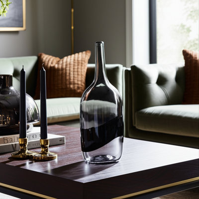 Sabhana Glass Vases Modern Sleek Elegant Minimalist Handcrafted Glass Vase with Stylish Silhouette and Contemporary Design for Decorative Accent Versatile Artistic Statement Piece in Modern Interiors