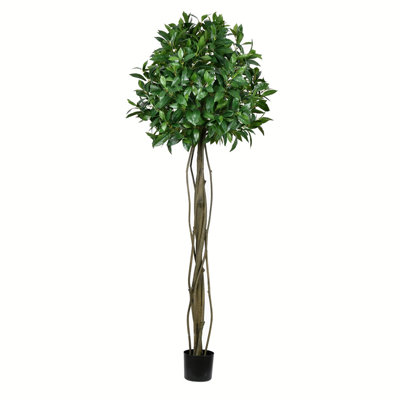 Arbre à feuilles de laurier artificiel