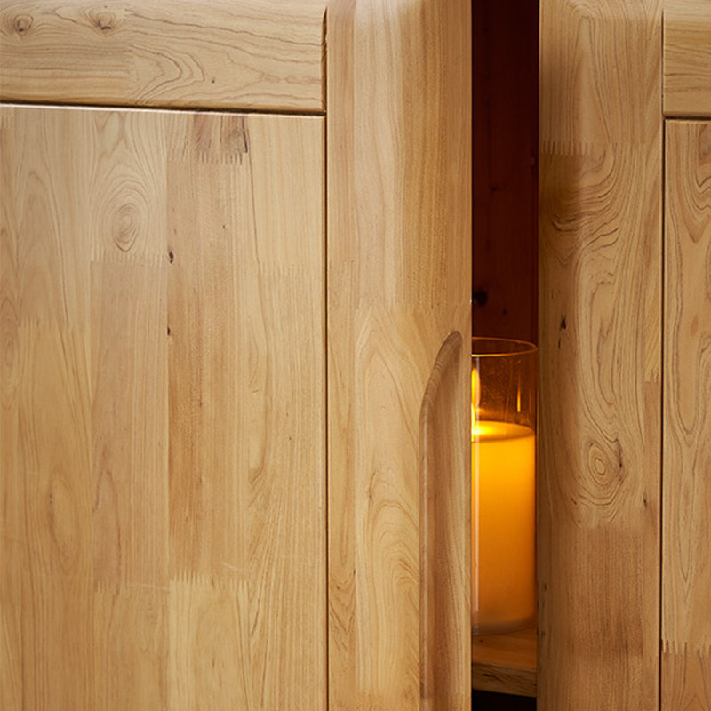Pure solid wood bookcase