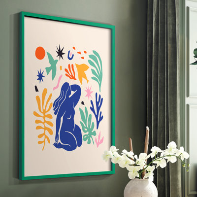 Matisse CDXLV, reproduction encadrée - bois massif