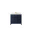 Sonoma 36 po X P 22 po Meuble-lavabo central D en albâtre avec quartz Cove Edge-139213399-139213398
