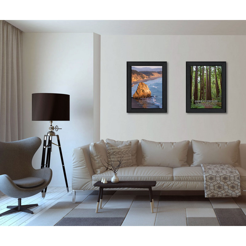2 pièces d'art mural encadré pour le salon, la maison et la chambre à coucher
