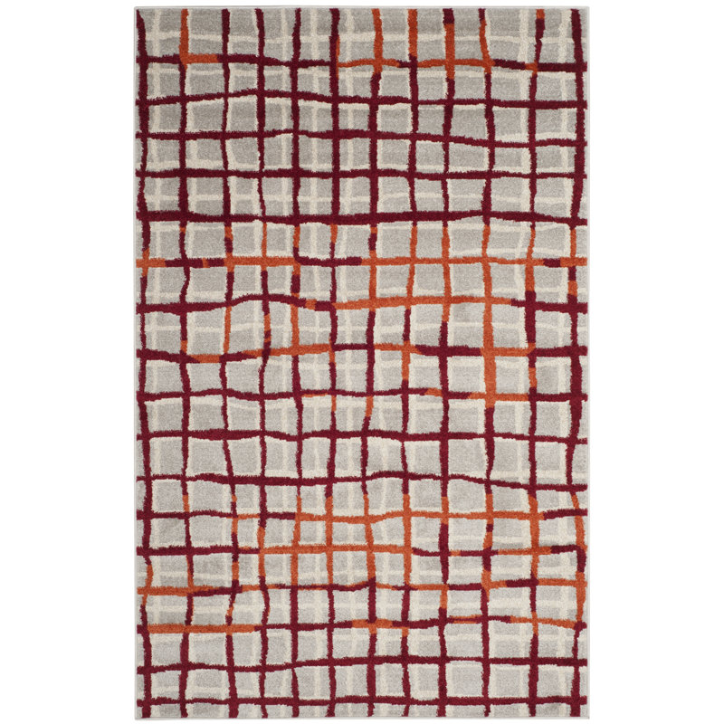Seto Performance Abstract Rug, Rectangle 4' x 6'