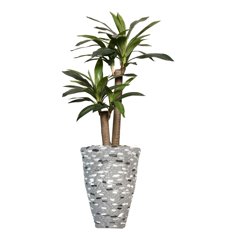 Panama Dracaena plante artificielle 58 po en pot
