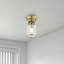 Plafonnier encastré 1 lumière 5,125 po Miceli-1908469243