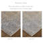 Tapis beige tissé à la machine Milomir-248300079