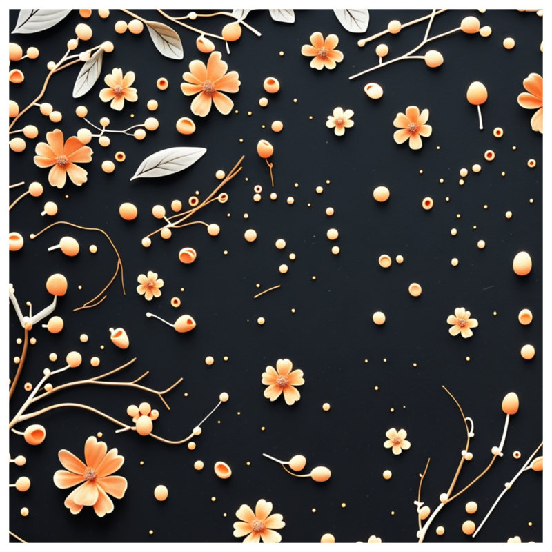 Jeté Floral, 60in W x 80in H