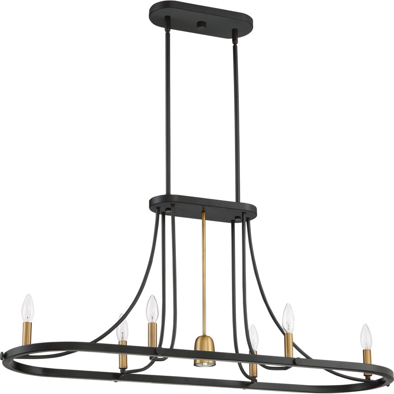 Luminaire suspendu 7 lumières pour îlot de cuisine