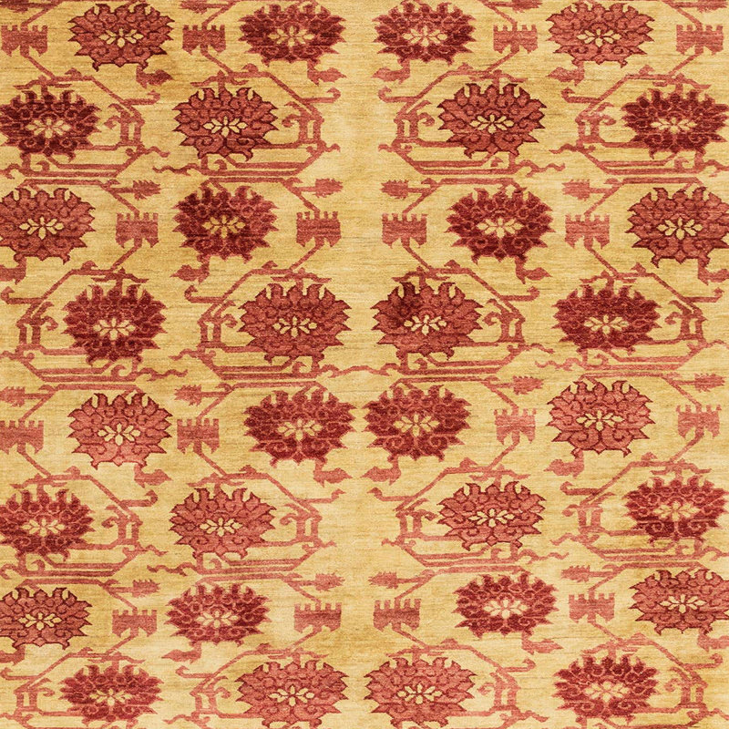 Abstract Indoor Rug, Square 7'