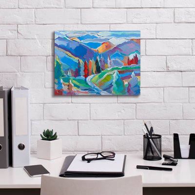 «Emmaleah Colorado Composition 5 on Canvas» par Hooshang Khorasani, reproduction
