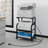 23.6 x 19.7 x 29.5 inches Large Printer Stand Printer Desk with Adjustable Storage Shelf on Wheels-93389586