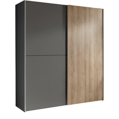 Cassadee 2 Door Manufactured Wood Wardrobe