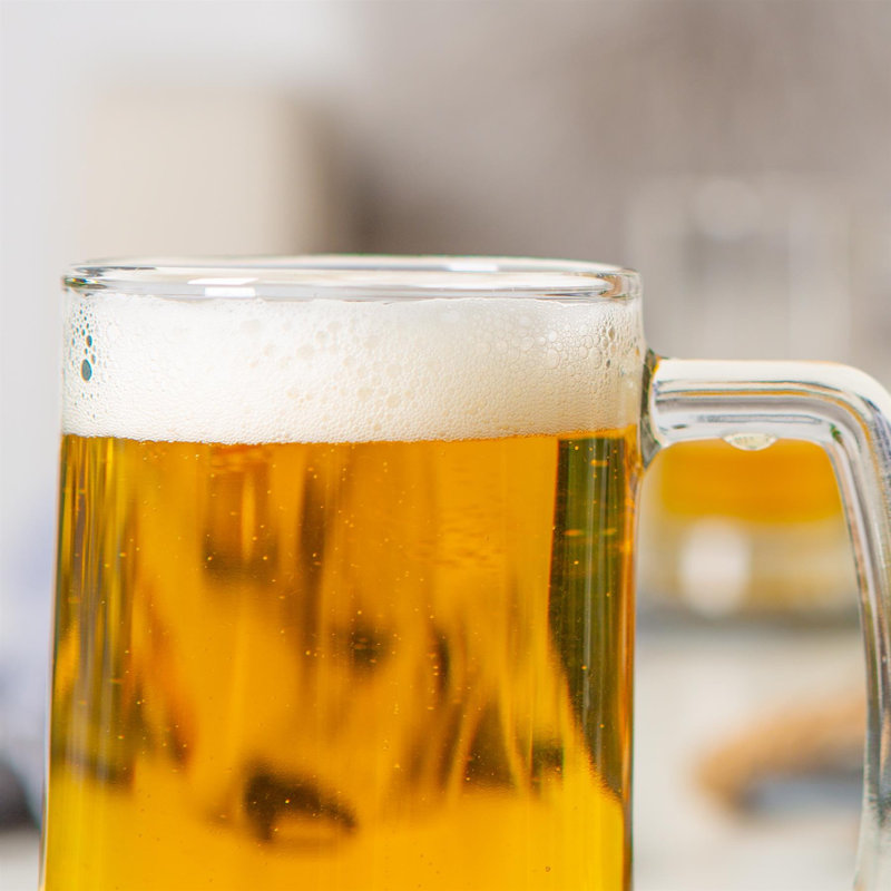Stern 290ml Glass Beer Mug Set, 510ml