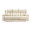 Canapé inclinable électrique avec table et ceinture à DEL beige