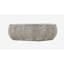 Table basse ovale argent-278065062