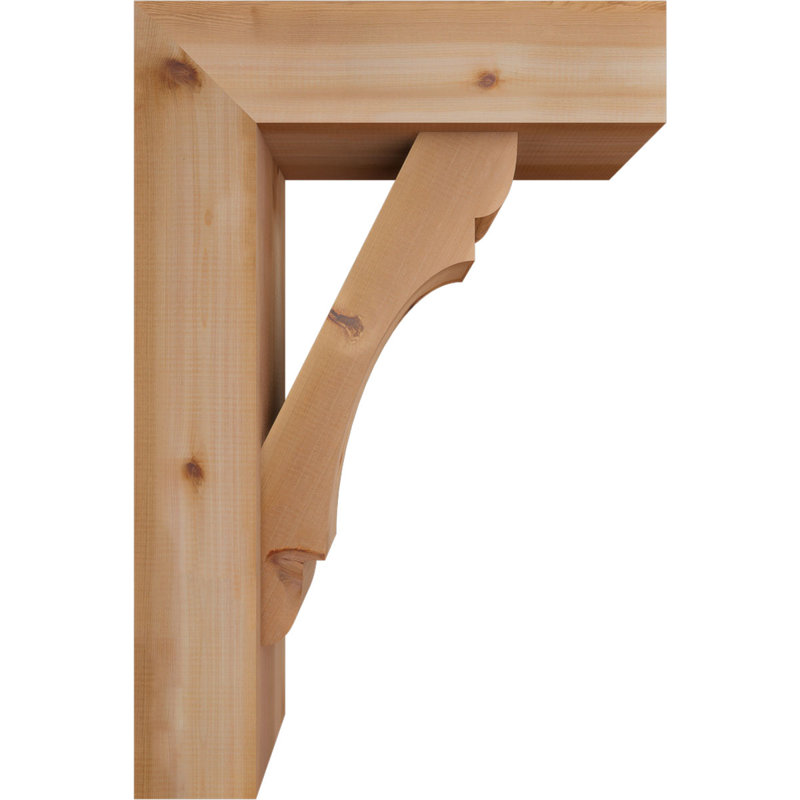 Support l 7 1/2 po x P 24 po x H 36 po, 36 x 24, Cèdre rouge occidental de l 7 1/2 po (lisse)