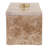 Contemporary Marble Rectangular Keepsake Decorative Box with Lid for Home Decor - Modern Elegant Storage Organizer for Office Shelf - 7"