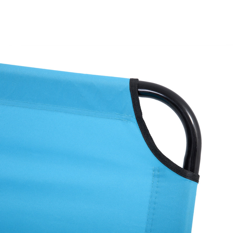 Chaises longues de piscine Goddard Outsunny, Bleu ciel
