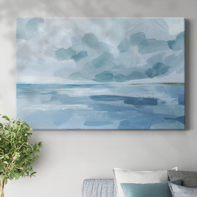 Calm Seascape II-Gallery, toile tendue, H 24 po x l 36 po
