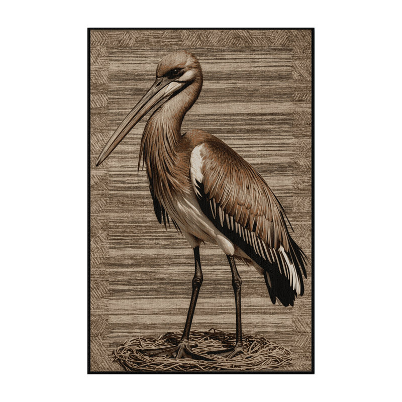  Tapis lavable pour la vie sauvage, Rectangle 4pi x 6 pi