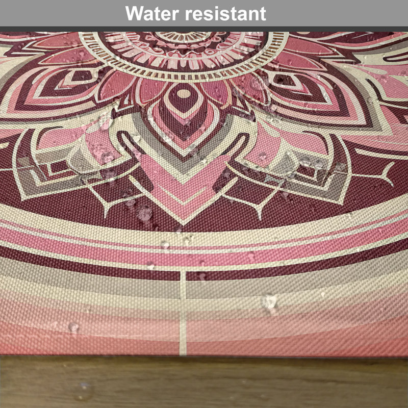 Polyester Dried Rose Peach Rectangle Placemat