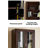 New Chinese-Style Black Walnut Wooden Storage Cabinet With Glass Doors And Floor-Standing Bookcase
